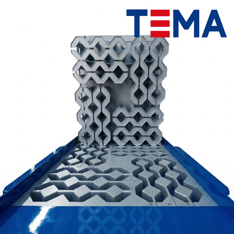 TEMA wear-resistant grass paver stone mold for concrete block machine