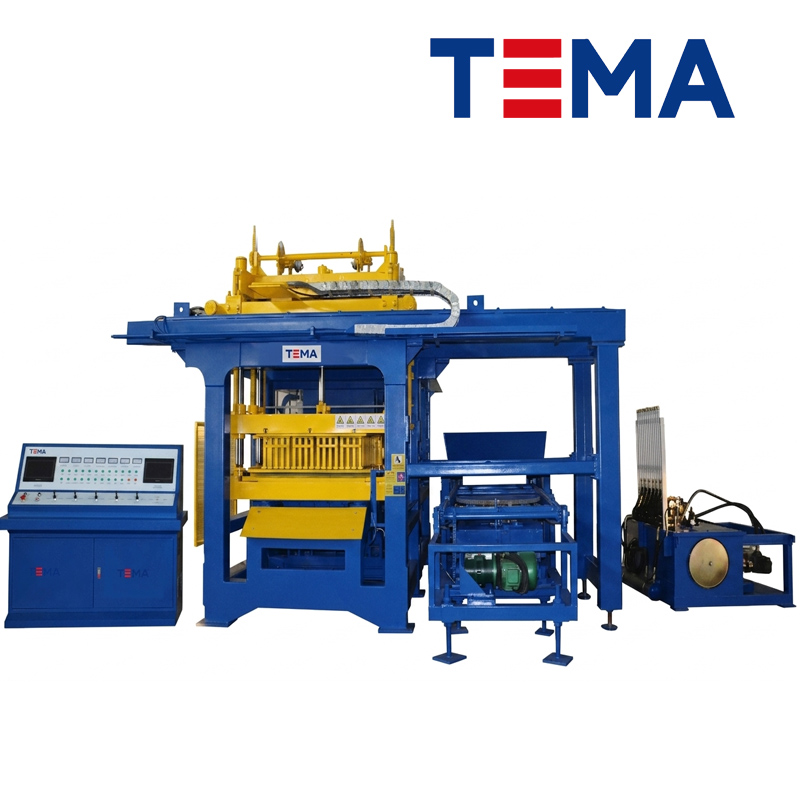 Multi-layer stacking concrete block machine with Siemens PLC control