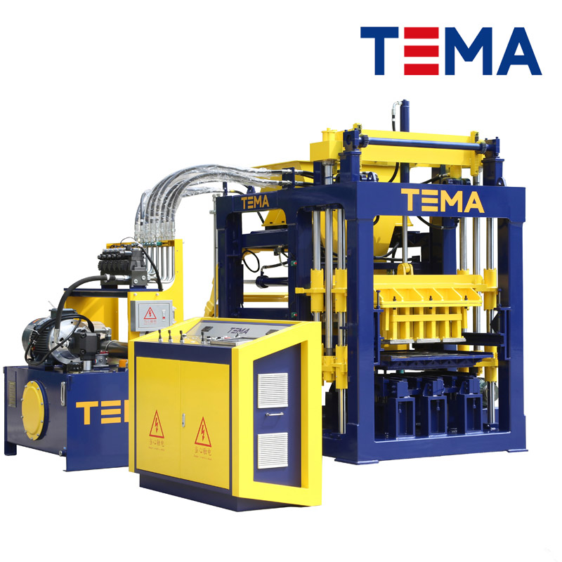 TM6000 Concrete Brick Making Machine with German Siemens Control System