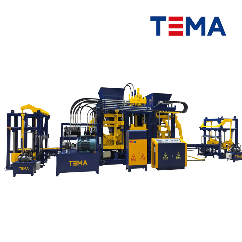Concrete Block Machine With Legged Pallet System