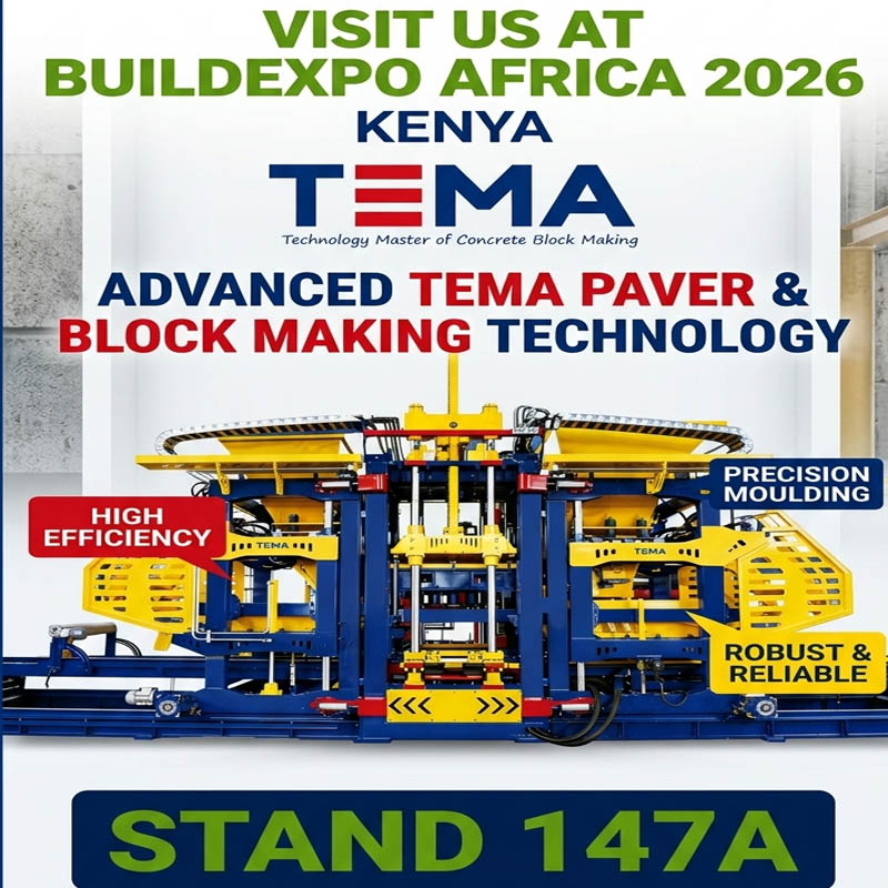 TEMA is Heading to Kenya! Meet TEMA at BUILDEXPO AFRICA 2026!