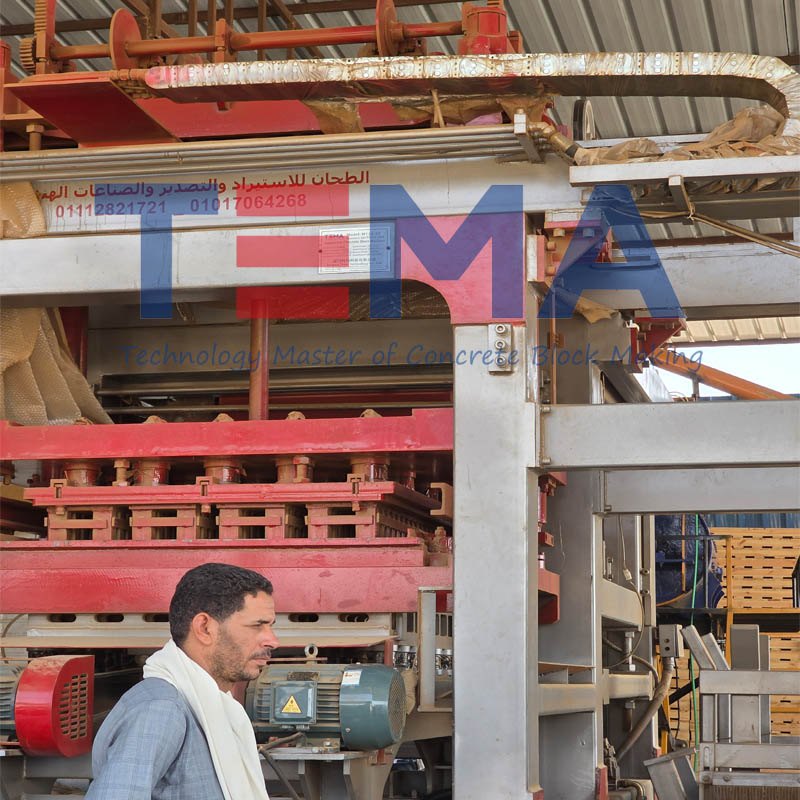 TEMA TM12000 Pallet-Free & Multi-Layer Brick Machines Now Working in Egypt